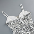 Sparkle Sequin Strapless Mini Dress H6561