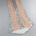 Sparkling Sequin High Neck Maxi Dress H6637