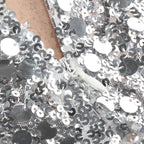 Sparkling Sequin High Neck Maxi Dress H6637