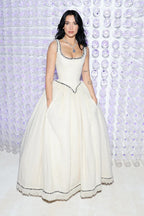 Square Neck Beaded Ball Gown H6655