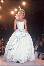 Square Neck Beaded Ball Gown H6655