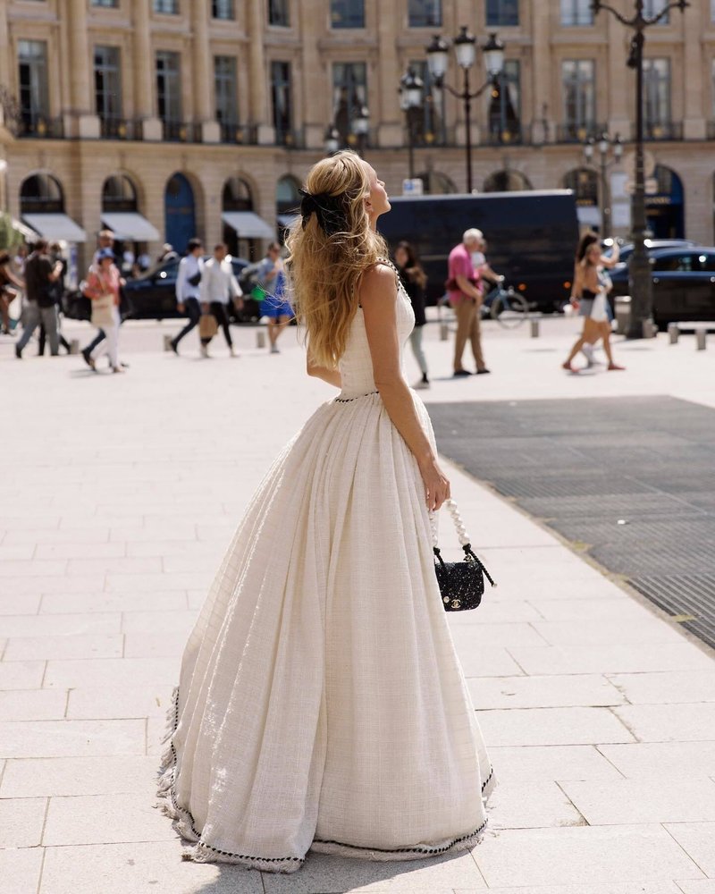 Square Neck Beaded Ball Gown H6655