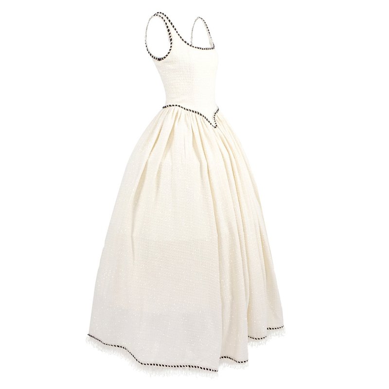 Square Neck Beaded Ball Gown H6655