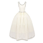 Square Neck Beaded Ball Gown H6655