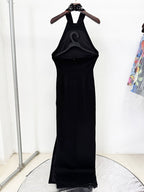 Star Embellished High Neck Gown H6817