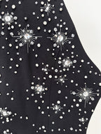 Star Embellished High Neck Gown H6817