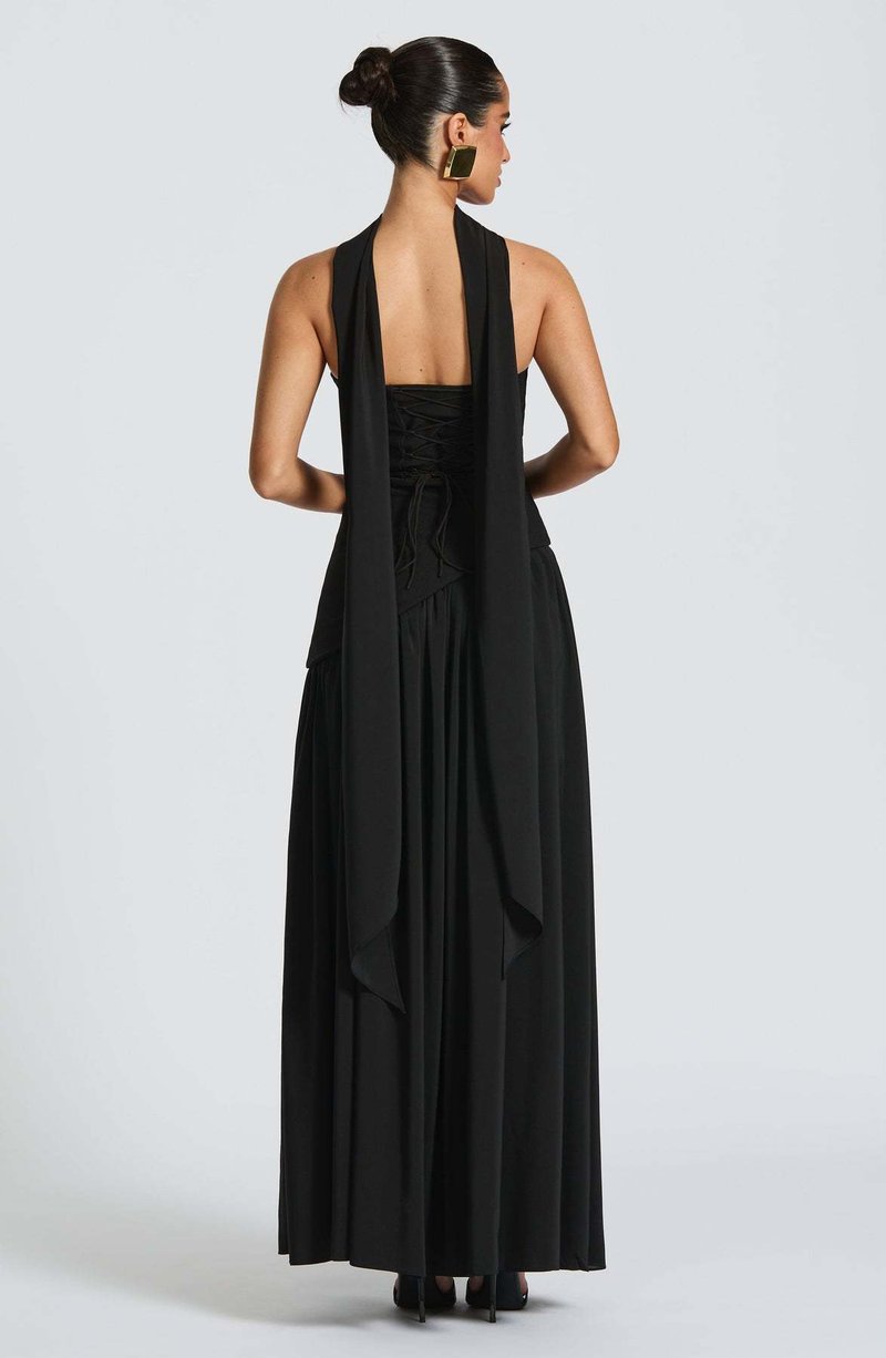 Fashion Strapless Asymmetrical Yellow Maxi Dress H7159