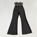 Strapless Beaded Corset Jumpsuit H6804