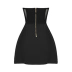 Strapless Beaded Corset Mini Dress H5986