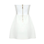 Strapless Beaded Corset Mini Dress H5986