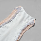 Fashion Strapless Beaded Cutout Gown H7155