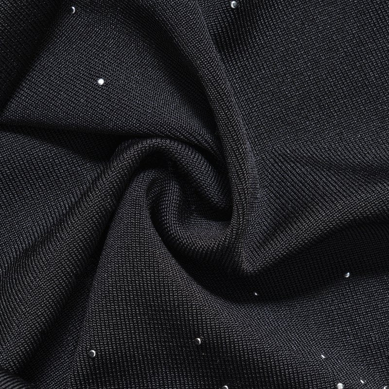 Fashion Strapless Beaded Cutout Gown H7155