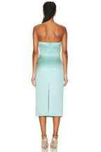 Strapless Beaded Cutout Midi Dress H6015