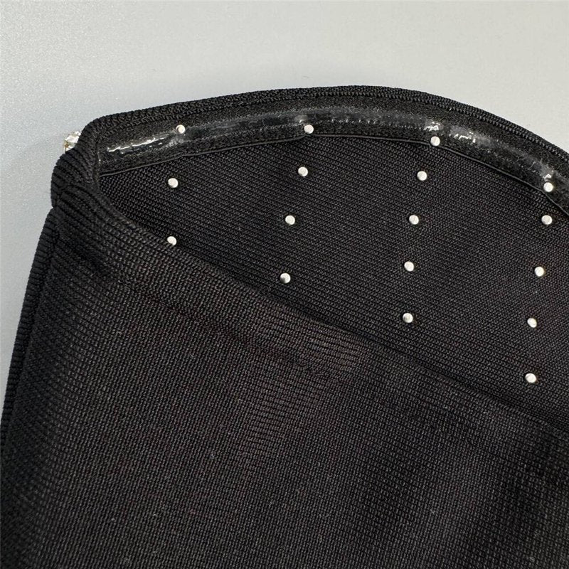 Strapless Beaded Mini Dress H6816