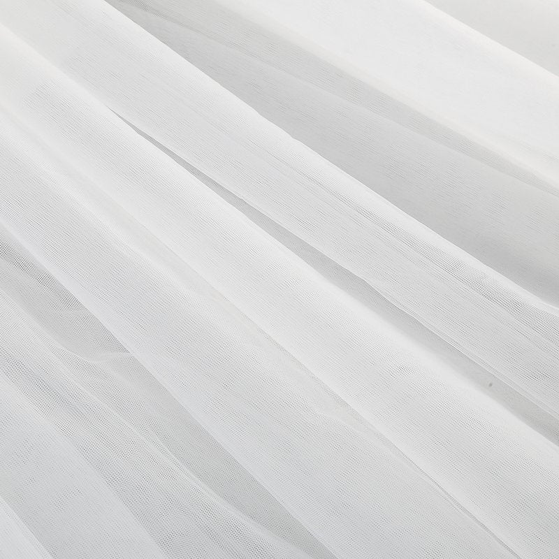 Strapless Beaded Tulle Maxi Dress H6647