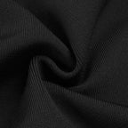 Strapless Black Circle Skirt Gown H6635
