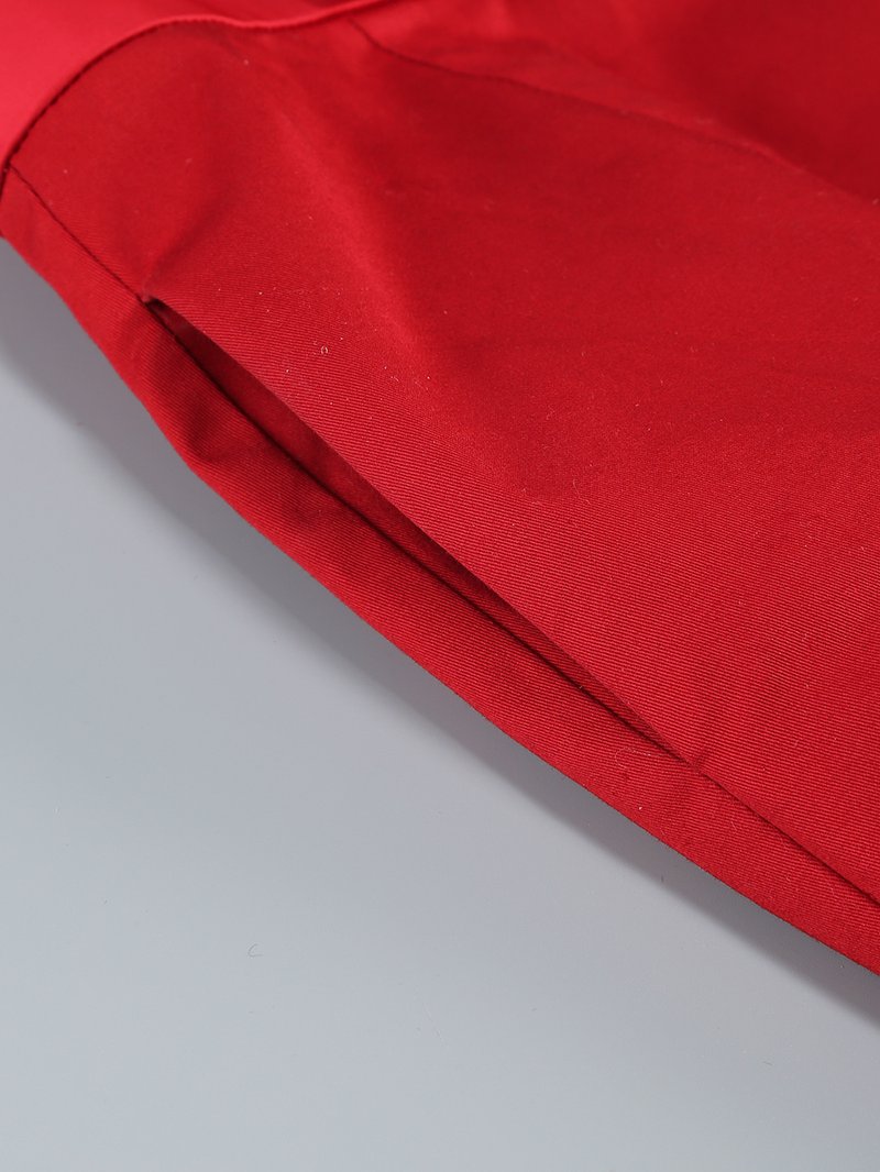 Strapless Bow Red Bandage Dress H6682