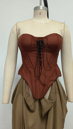 Strapless Corset Maxi Dress H6758