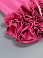 Strapless Corset Ruffle Mini Dress H6504