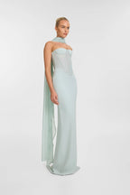 Strapless Corset Sheath Dress H6721