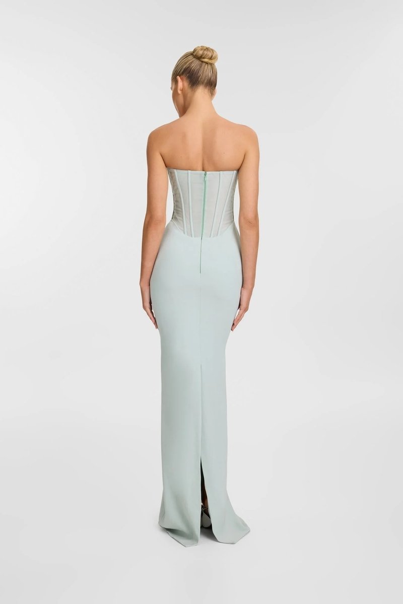 Strapless Corset Sheath Dress H6721
