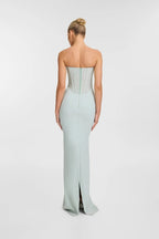 Strapless Corset Sheath Dress H6721