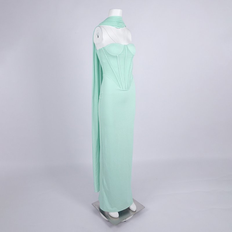 Strapless Corset Sheath Dress H6721