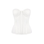 Strapless Corset Sheath Gown H7012