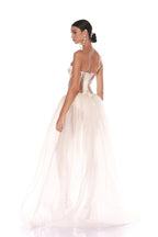 Strapless Corset Tulle Ball Gown H6480