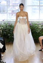 Strapless Corset Tulle Ball Gown H6480