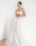 Strapless Corset Tulle Ball Gown H6480
