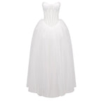Strapless Corset Tulle Ball Gown H6480