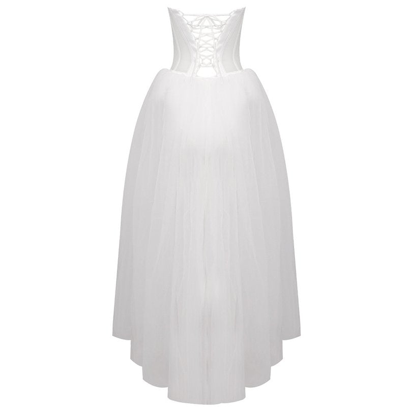 Strapless Corset Tulle Ball Gown H6480