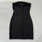 Strapless Crystal Embellished Mini Dress H6652