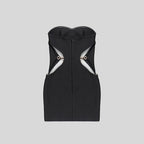 Strapless Cutout Bandage Dress H5970