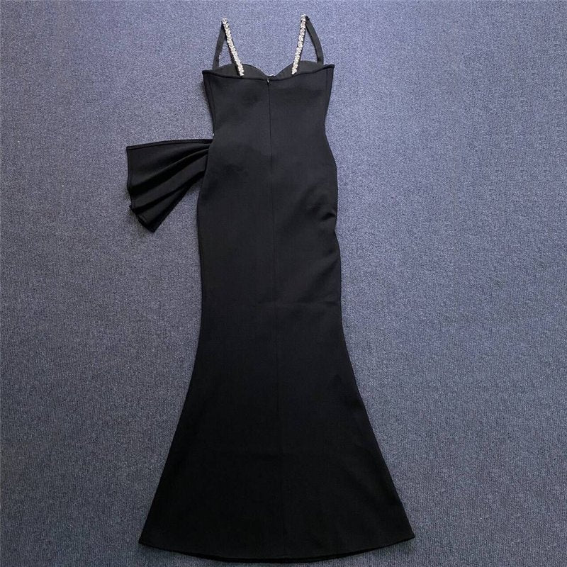 Strapless Cutout Embellished Mermaid Dress H6139