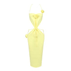 Strapless Cutout Knit Midi Dress H5971