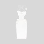 Strapless Cutout Knit Midi Dress H5971