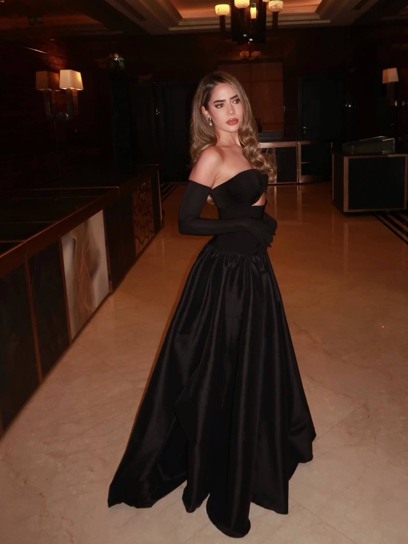 Strapless Cutout Velvet Ball Gown H7096