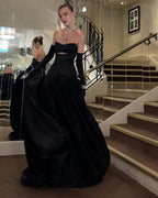 Strapless Cutout Velvet Ball Gown H7096