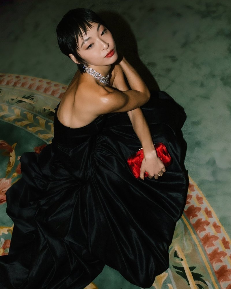 Strapless Cutout Velvet Ball Gown H7096