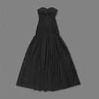 Strapless Cutout Velvet Ball Gown H7096