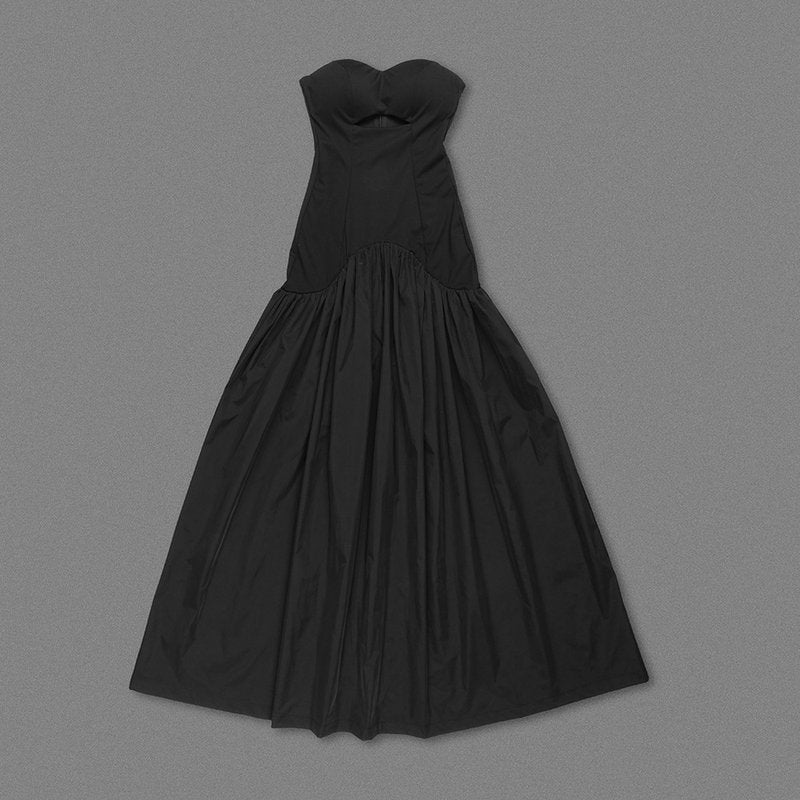 Strapless Cutout Velvet Ball Gown H7096