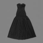 Strapless Cutout Velvet Ball Gown H7096