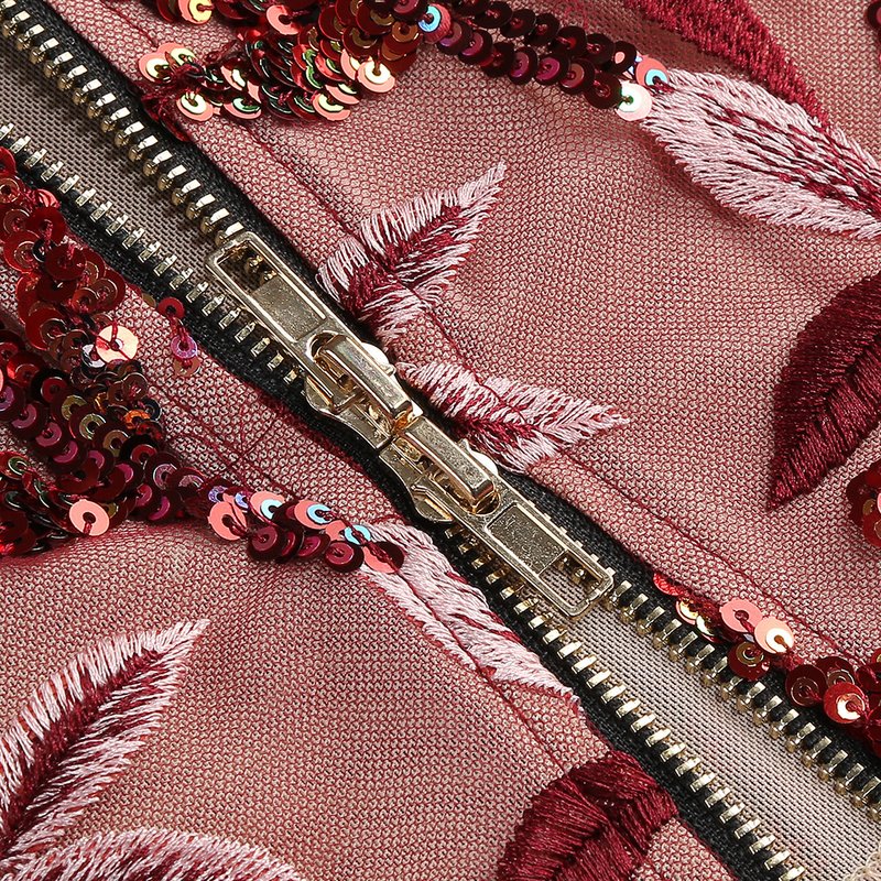 Strapless Embellished Floral Maxi Dress H6567