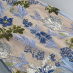 Strapless Embroidered Floral Maxi Dress H6762