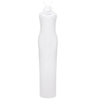 Strapless Floral Embellished Gown H6380