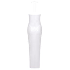 Strapless Floral Embellished Gown H6380