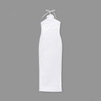 Strapless Floral Embellished Gown H6380