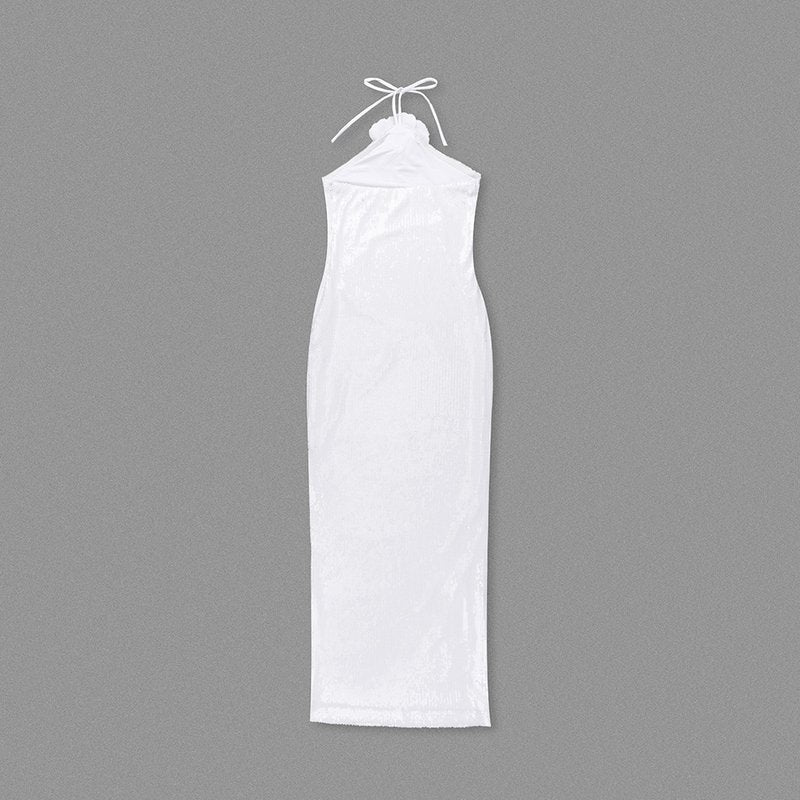Strapless Floral Embellished Gown H6380
